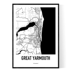 Great Yarmouth Map Poster