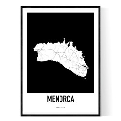 Menorca Map Poster