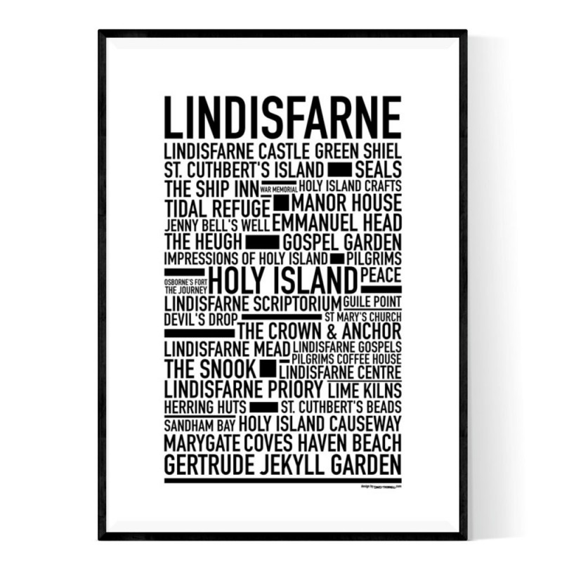 Holy Island of Lindisfarne Poster