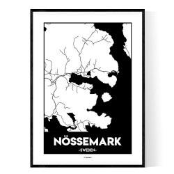 Nössemark Map Poster