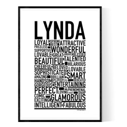 Lynda Name Poster