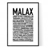 Malax Poster