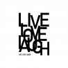 Live Love Laugh Poster