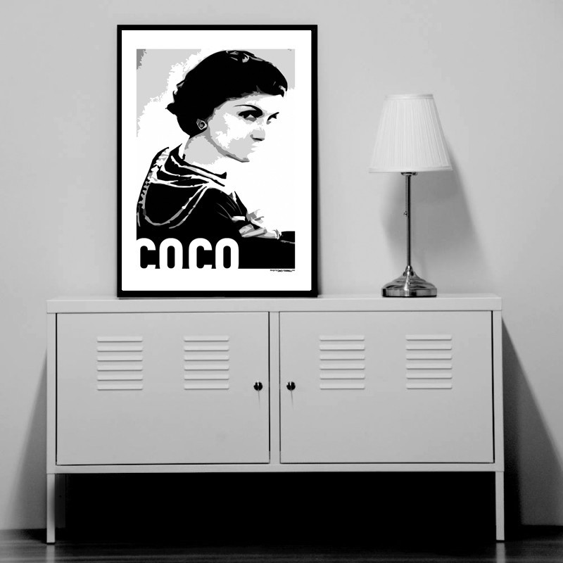 Coco Chanel Poster. Find your posters at Wallstars Online 