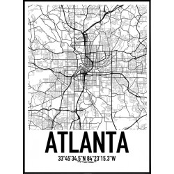 Atlanta Map Poster