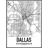Dallas Map Poster