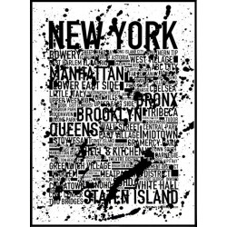 New York Splash Poster