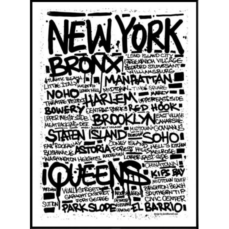 Tags New York Poster