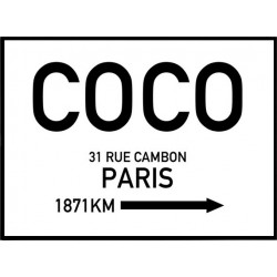 Coco Paris Poster