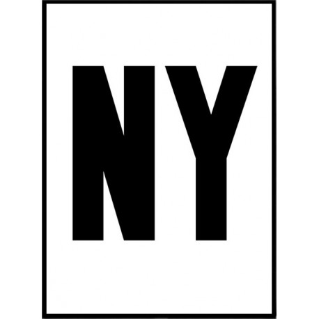 Svartvit New York Poster