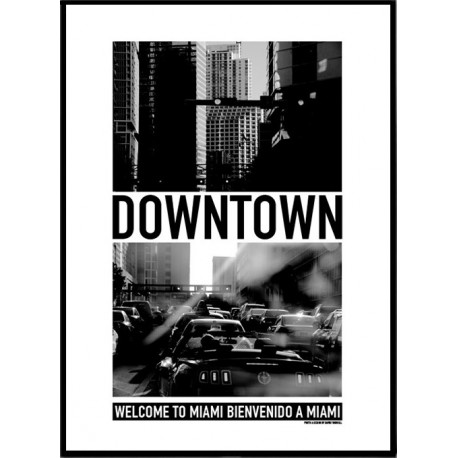 Downtown Miami Poster