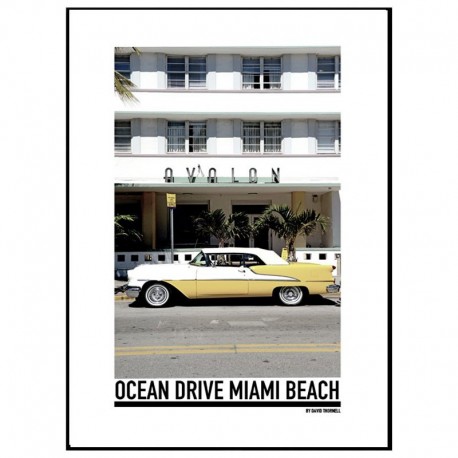 Ocean Drive Miami Poster