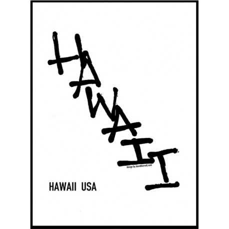 Hawaii Tag Poster