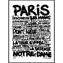 Paris Tags Poster