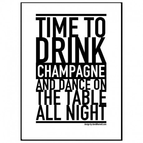 Champagne Night Poster