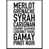 Red Wines Poster