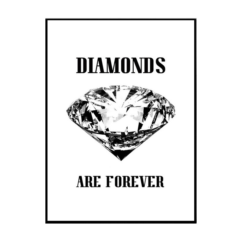 Diamonds Forever Poster. Find your posters at Wallstars 