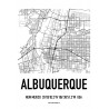 Albuquerque Map Poster