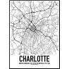 Charlotte Map Poster