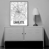 Charlotte Map Poster