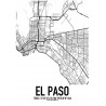 El Paso Map Poster