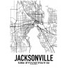 Jacksonville Map Poster