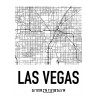 Las Vegas Map Poster
