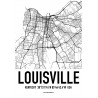 Louisville Map Poster