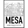 Mesa Map Poster
