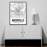 Nashville Map Poster