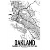 Oakland Map Poster
