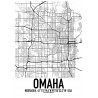 Omaha Map Poster