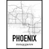 Phoenix Map Poster