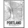 Portland Map Poster