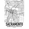 Sacramento Map Poster