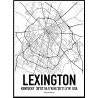 Lexington Map Poster