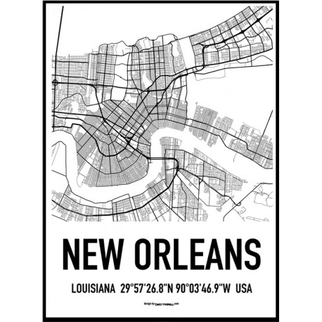 New Orleans Map