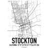 Stockton Map Poster