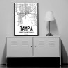 Tampa Map Poster
