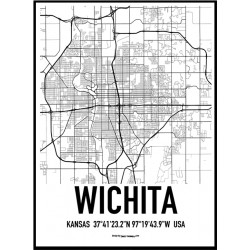 Wichita Map Poster