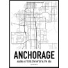 Anchorage Map Poster