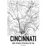 Cincinnati Map Poster