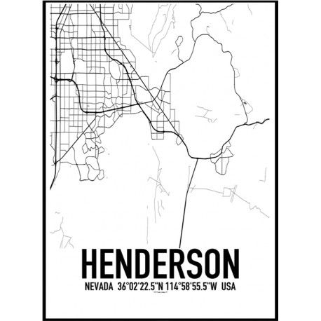 Henderson Map Poster
