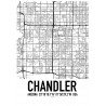 Chandler Map Poster