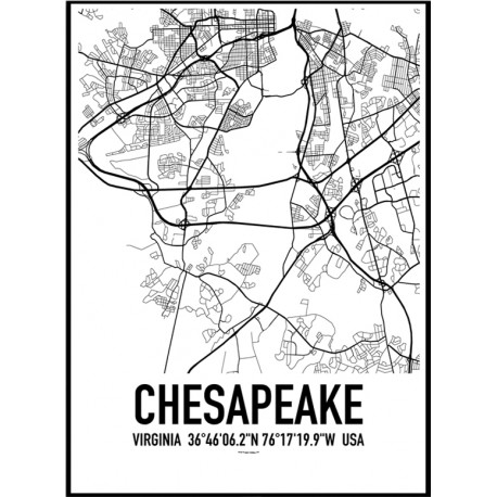 Chesapeake VA Map
