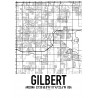 Gilbert Map Poster