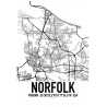 Norfolk Map Poster