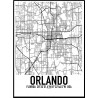 Orlando Map Poster