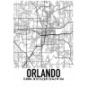Orlando Map Poster