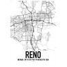 Reno Map Poster